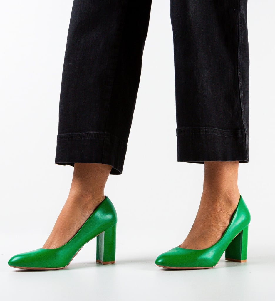 Pantofi Buxton Verzi | Eleganță și Stil Unic - imagine 2
