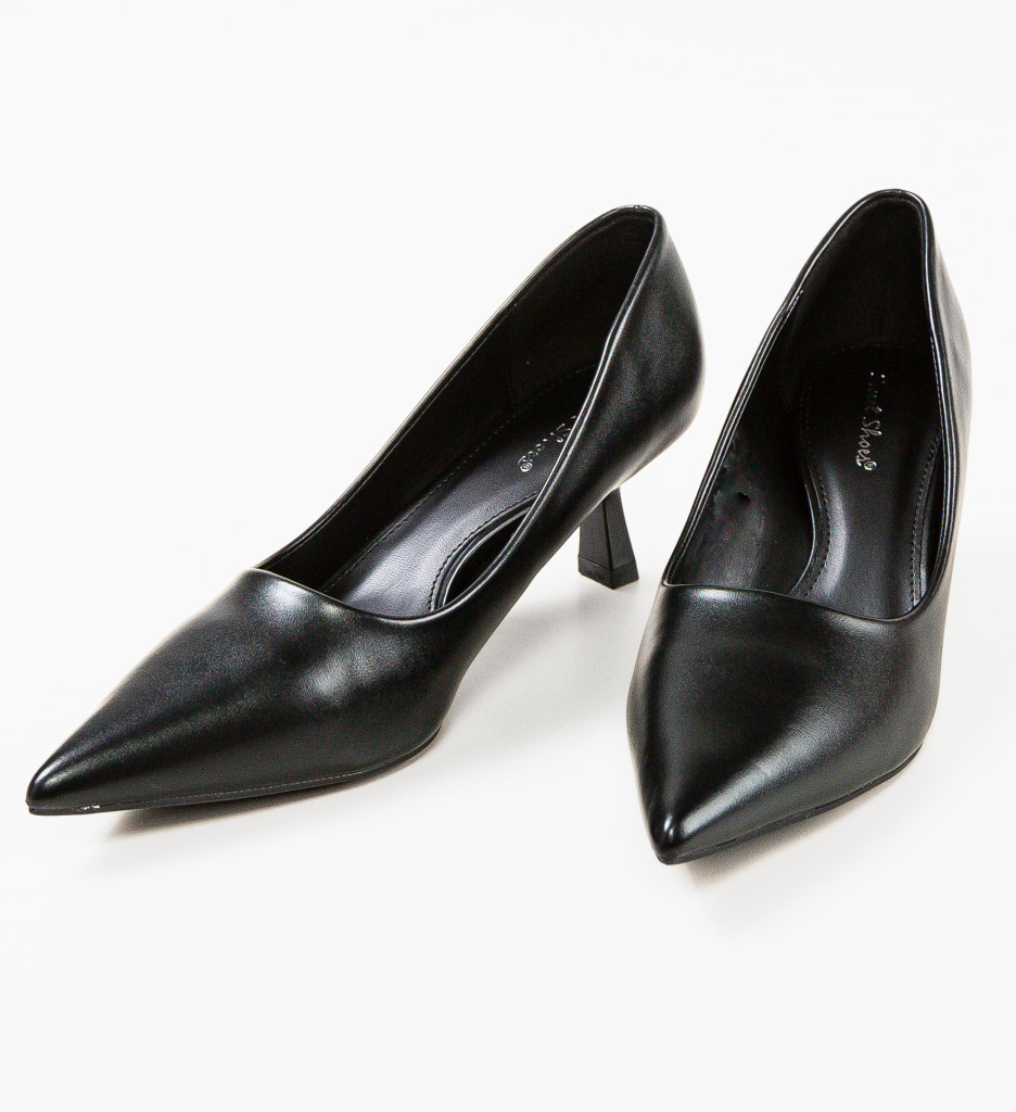 Pantofi Dama Reid Negri - Eleganță și Stil - imagine 7