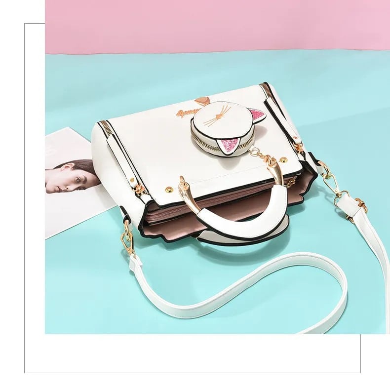 Geanta Dama Delis Kitty Mov - Practica si Eleganta - imagine 5