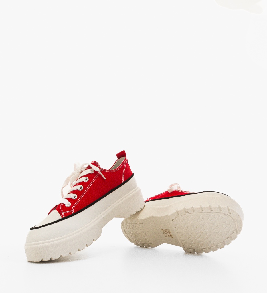 Pantofi Sport Lin Rosii - Confort și Stil - imagine 2