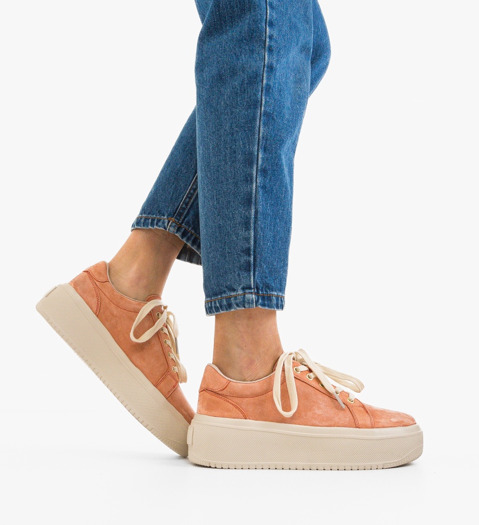 Sneakers Daravo Portocalii - Confort și Stil Sport - imagine 3