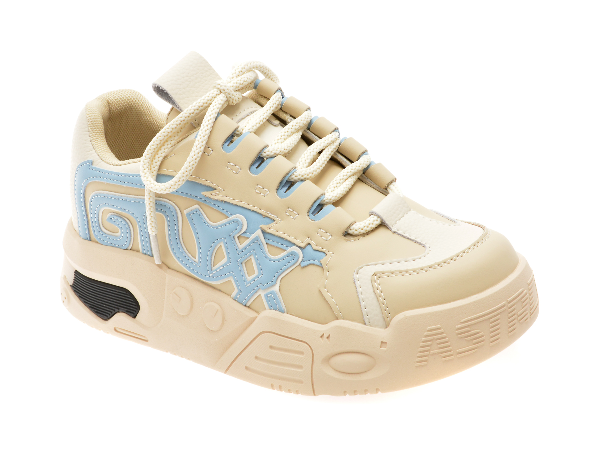 Pantofi Sport GRYXX Bej din Piele Naturală