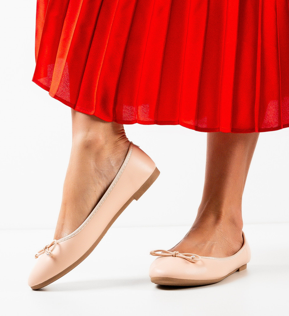 Balerini Dama Singh Roz - Confort Casual Elegant