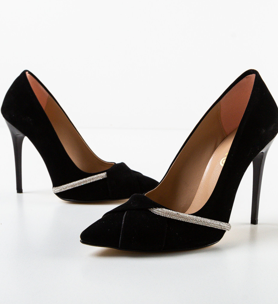 Pantofi Dama Opect Negri | Eleganță și Stil - imagine 6