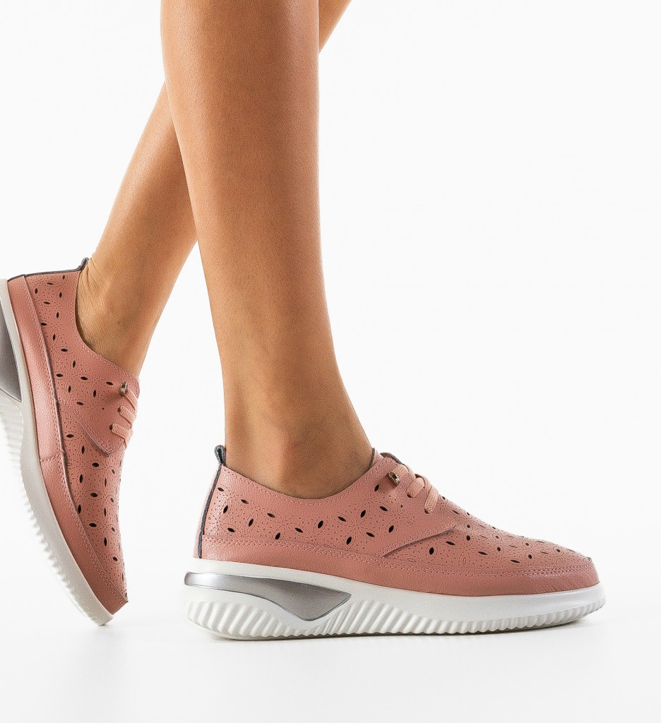 Pantofi Casual Balaj Roz | Confort și Stil - imagine 2