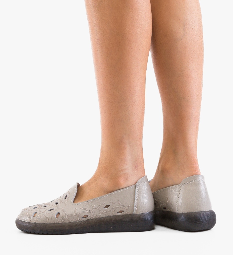 Espadrile Dama Deras Gri | Casual și Confortabile - imagine 3