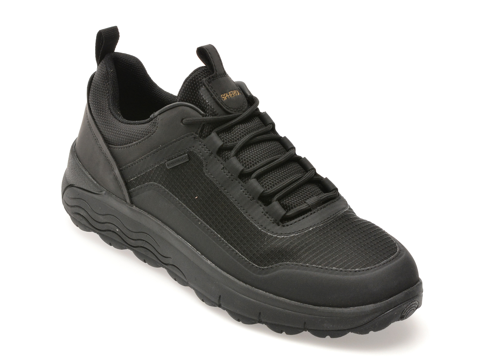 Pantofi sport Geox negri respirabili U56FDA