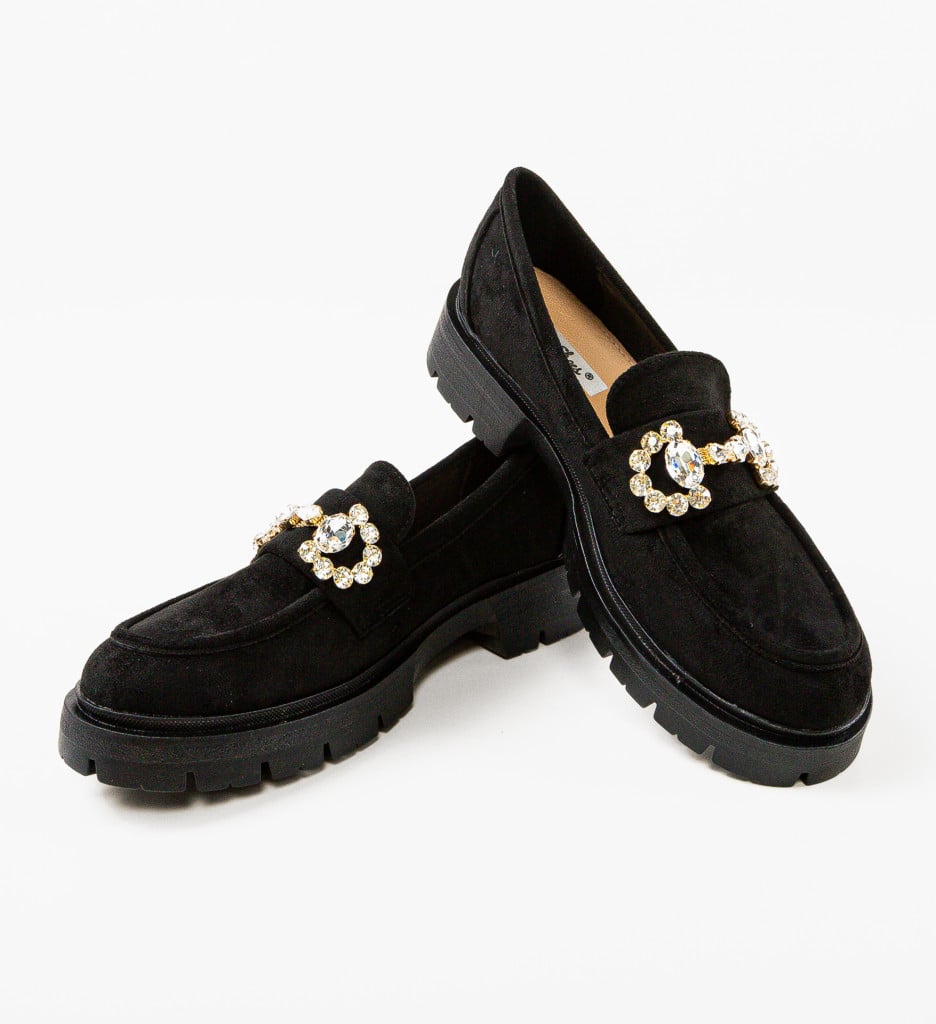 Pantofi Shania Negri - Eleganță Casual Confortabilă - imagine 6