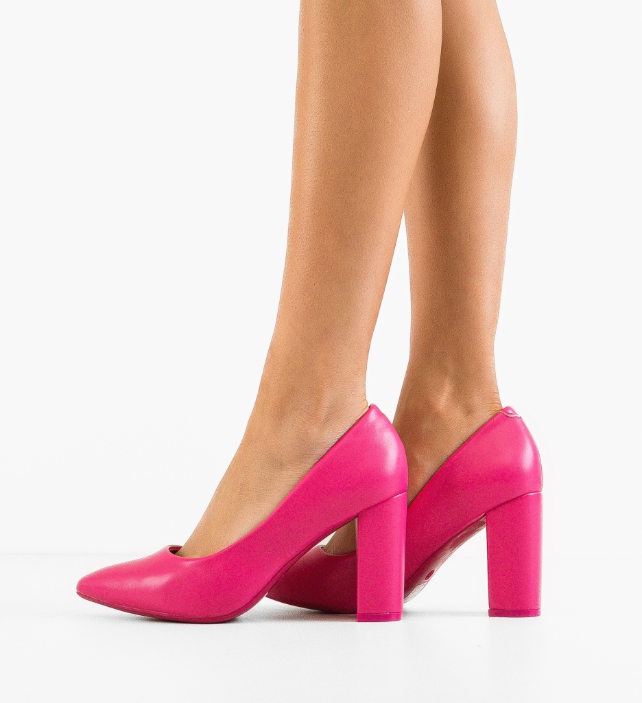 Pantofi Dama Yang Fuchsia | Eleganță Remarcabilă - imagine 3