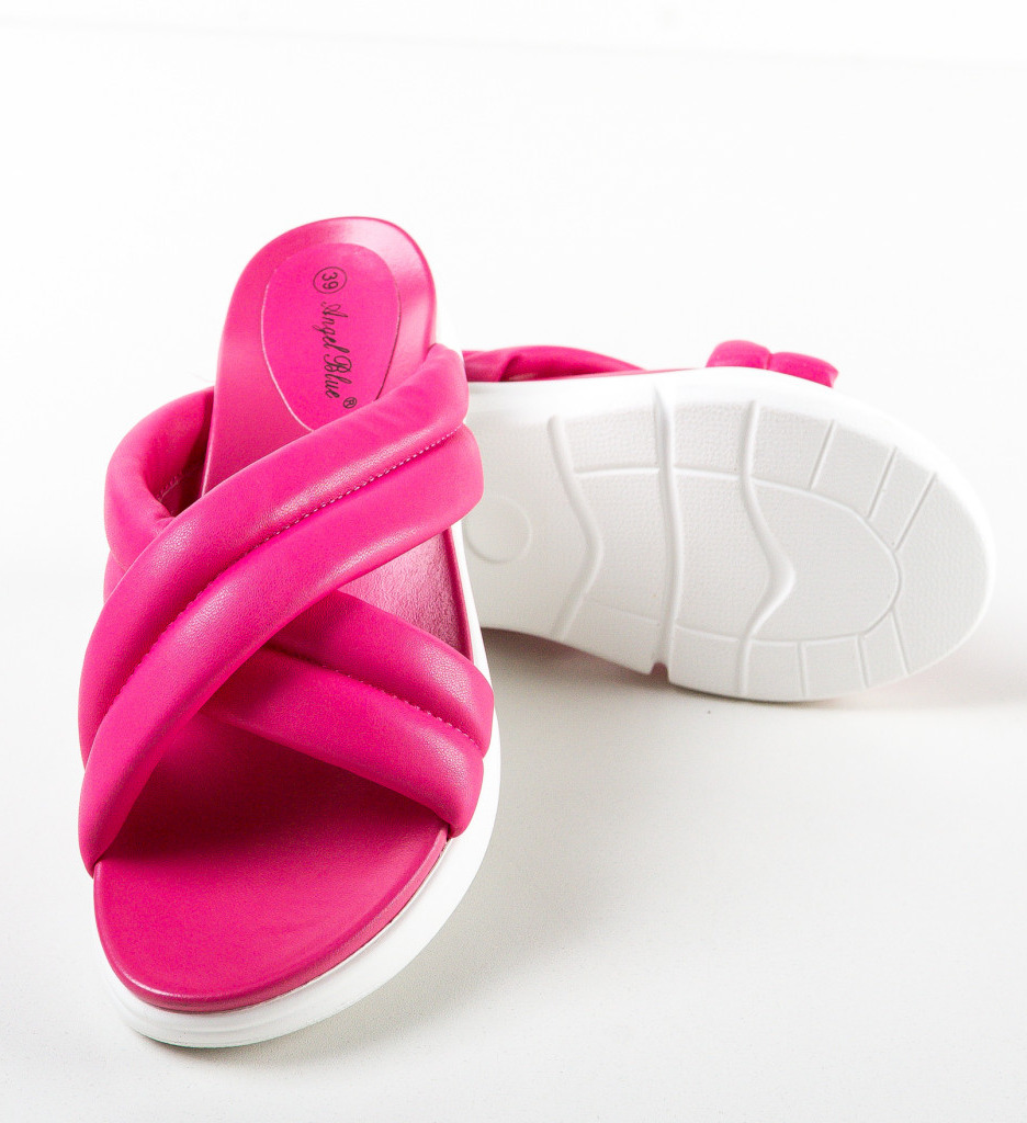 Papuci Viviene Fuchsia - Confort și Eleganță