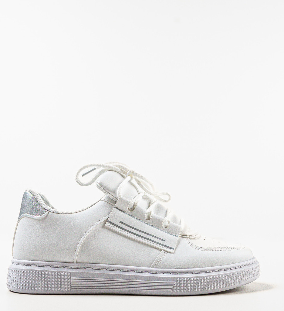 Sneakers Dama Denise Argintii - Stil si Confort - imagine 4