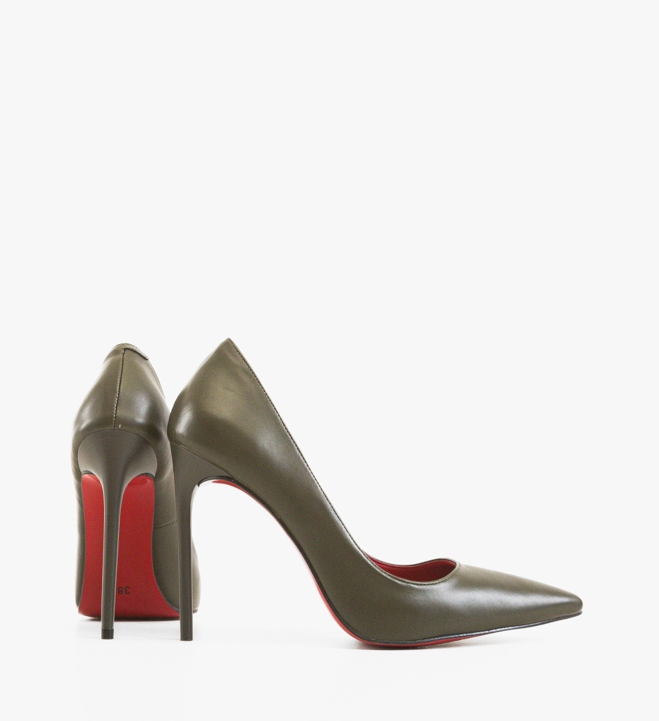 Pantofi Butyn Verde 2 | Toc Eleganți Dama - imagine 6