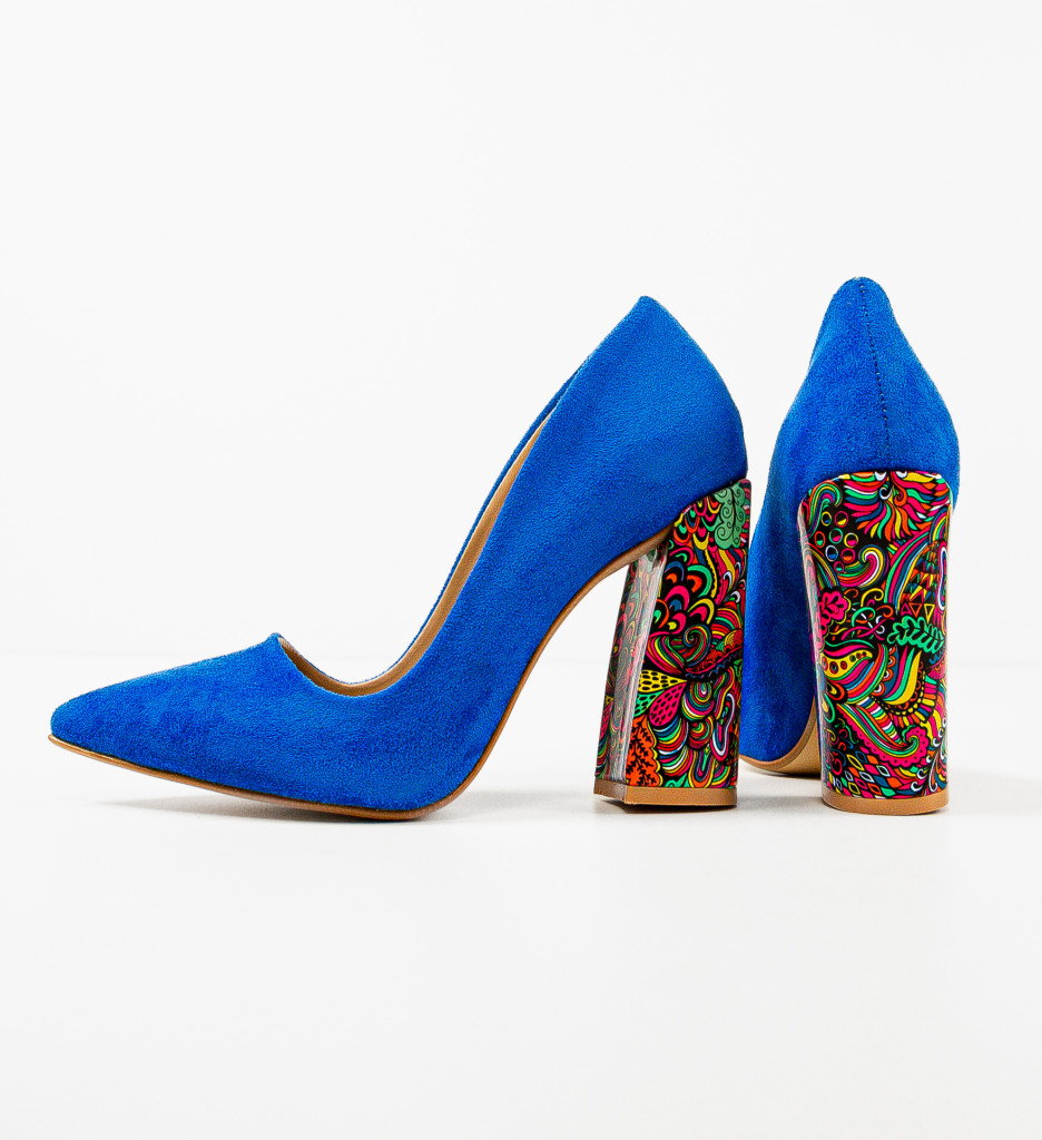 Pantofi Monina Albastre - Eleganță și Stil