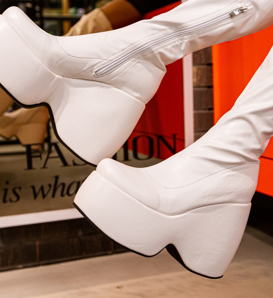 Cizme Dama Albe Youldam | Eleganță și Stil - imagine 5