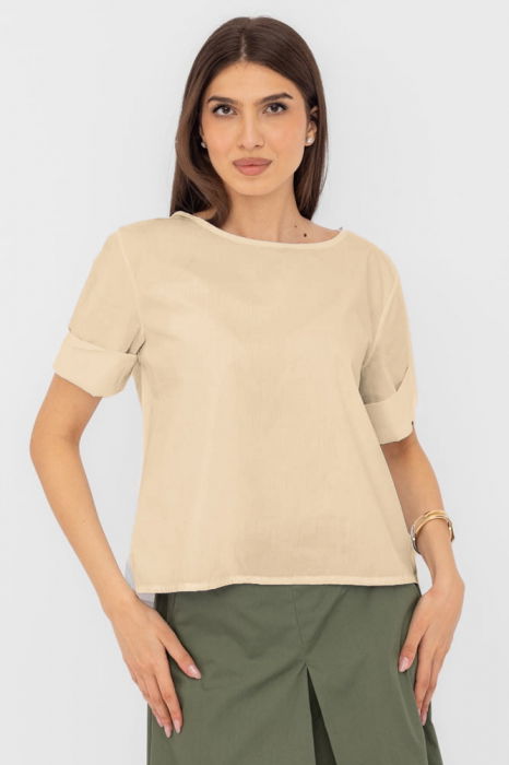 Bluza Poplin Bumbac Shopika | Eleganță și Confort