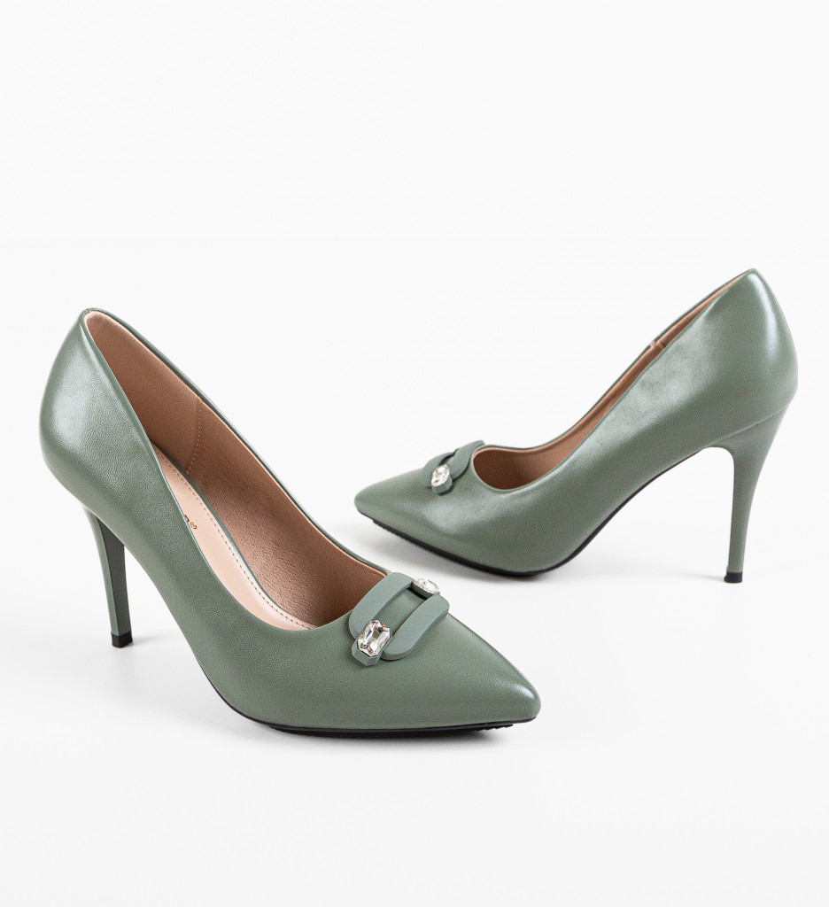 Pantofi Dama Maliro Khaki - Eleganță și Stil - imagine 7