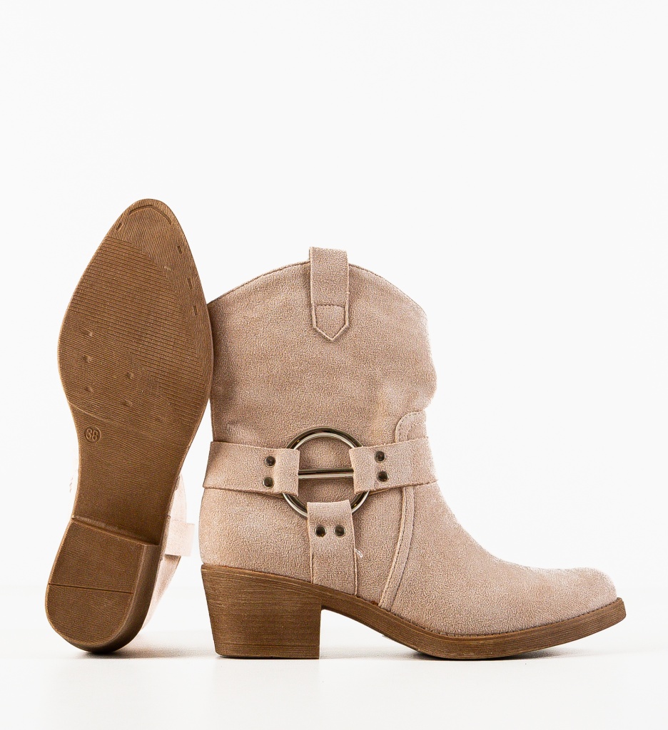 Botine Dama Szymo Bej - Eleganță și Confort - imagine 5