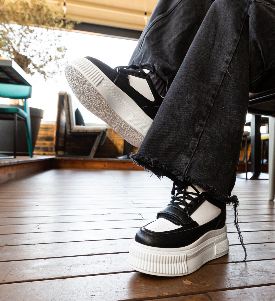 Sneakers Dama Selby Negri | Confort Urban - imagine 5