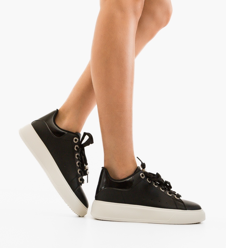 Sneakers Dama Purlam Negri | Confort si Stil - imagine 4