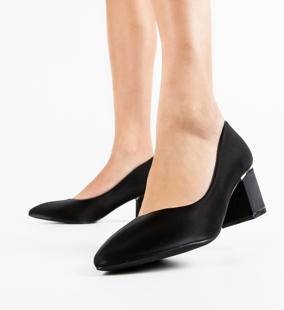 Pantofi dama Berry Negri - Eleganți și Versatili - imagine 6