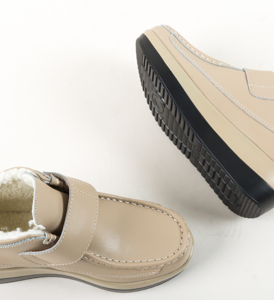 Pantofi Casual Jistry Bej | Confort și Stil - imagine 5