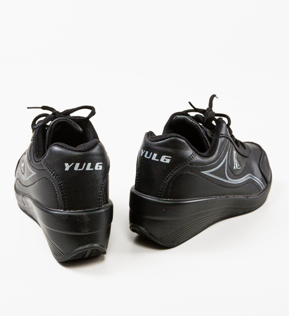 Sneakers Dama Pokaza Negri - Confort și Stil - imagine 6
