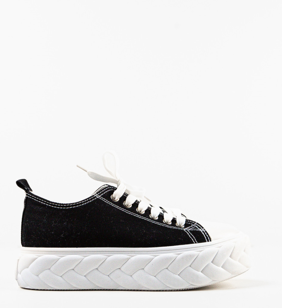 Sneakers Rogers Negri Dama - Confort și Stil - imagine 5