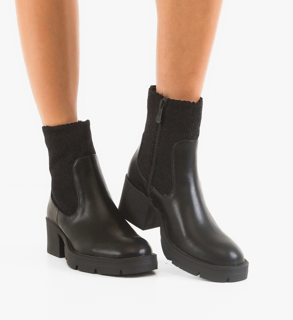 Ghete Dama Vanilla Negre - Stil Versatil