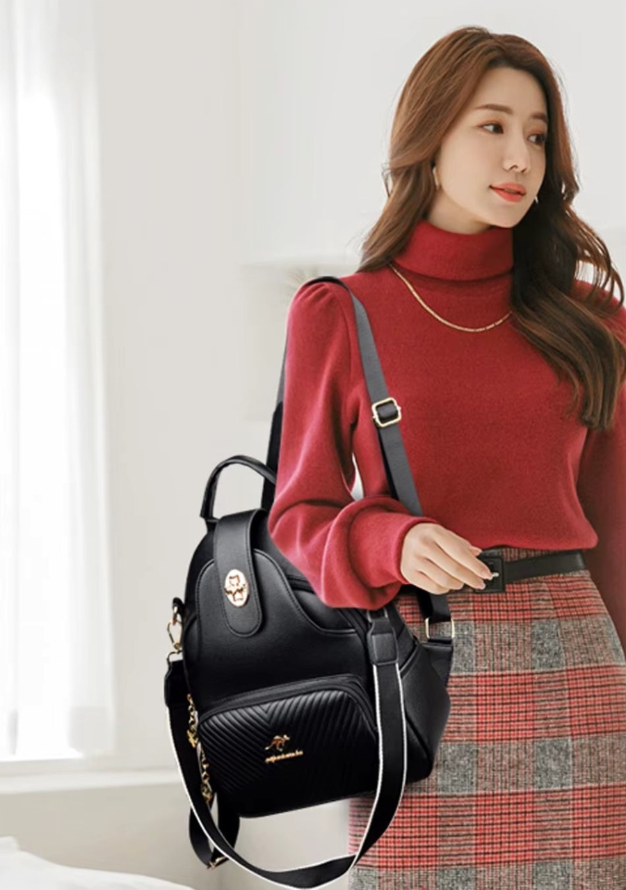 Rucsac dama Picadili Taliah GT3599 din piele ecologica - imagine 2