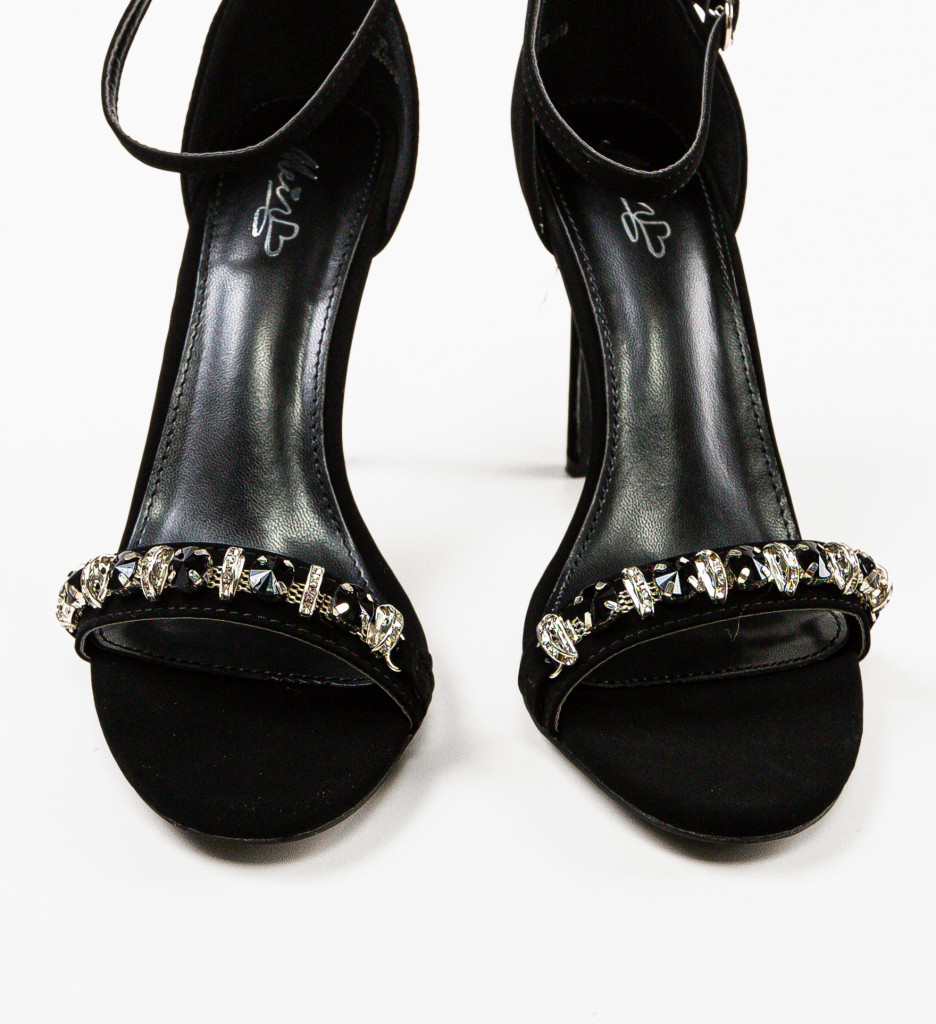 Sandale Toc Pekin Negre - Eleganță și Stil - imagine 6