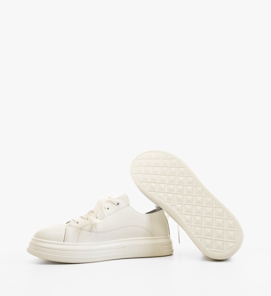 Sneakers Dama Kleo Albi - Confort și Stil - imagine 6