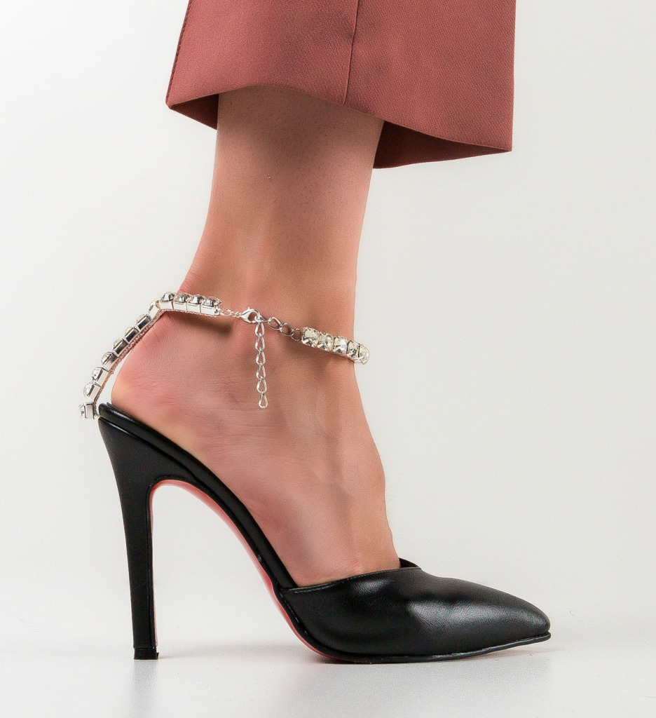 Pantofi dama Reberta Negri eleganți cu toc - imagine 3