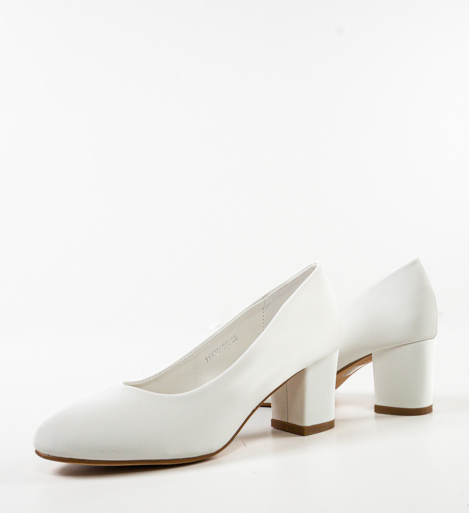 Pantofi Pozal Albi - Eleganță și Stil - imagine 7