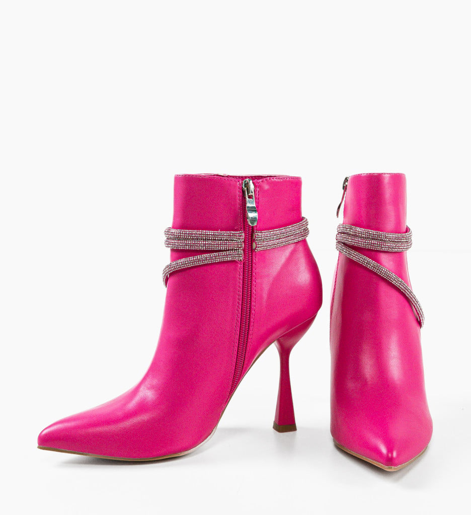 Botine Dama Dixon Fuchsia - Stil Modern - imagine 6