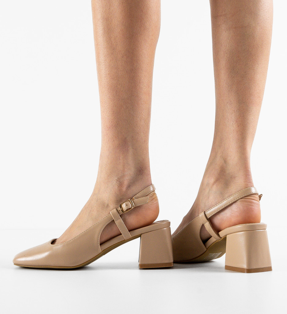 Pantofi Casual Dama Fraser Bej | Confort & Stil - imagine 4