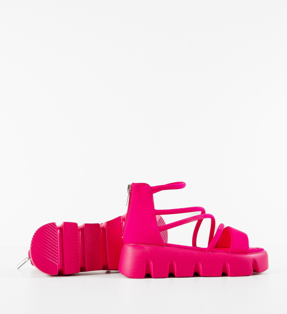 Sandale Dama Xlendi Fuchsia | Eleganță și Stil - imagine 6