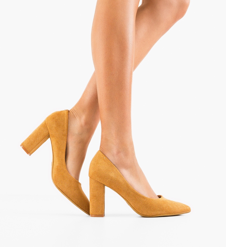Pantofi Dama Yang Camel - Eleganță și Stil - imagine 2