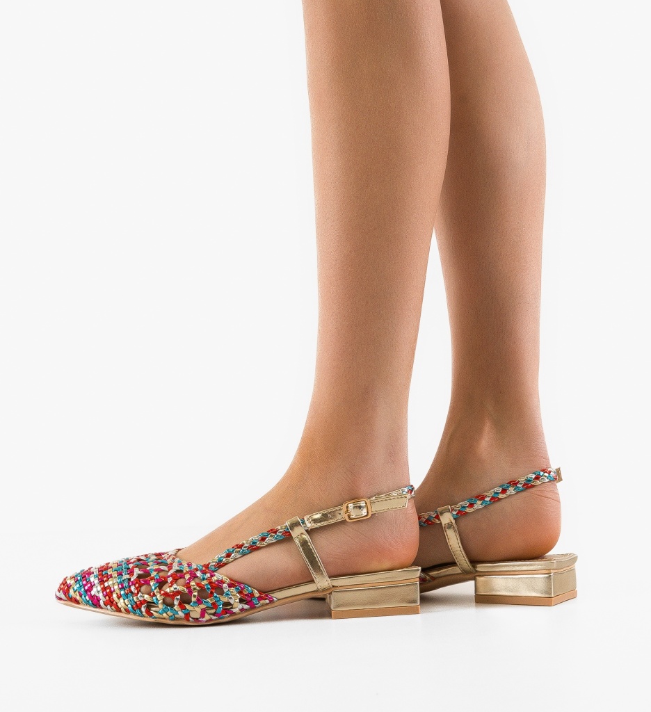 Sandale Dama Haley Multi cu Toc Elegante - imagine 2