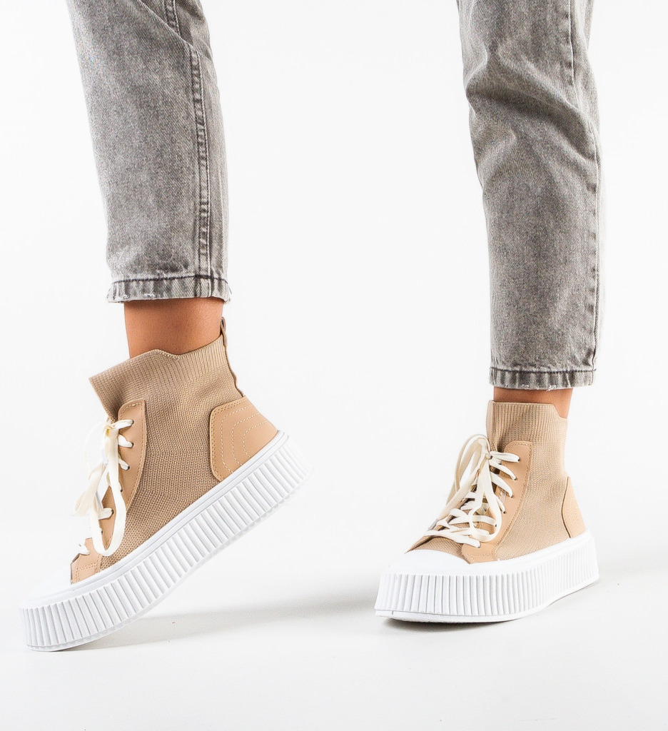 Pantofi Sport Dama Dork Khaki | Confort si Stil - imagine 2