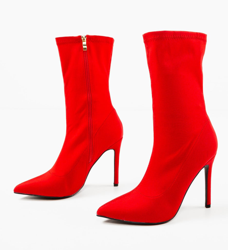 Botine Broome Rosii - Eleganta la fiecare pas - imagine 8