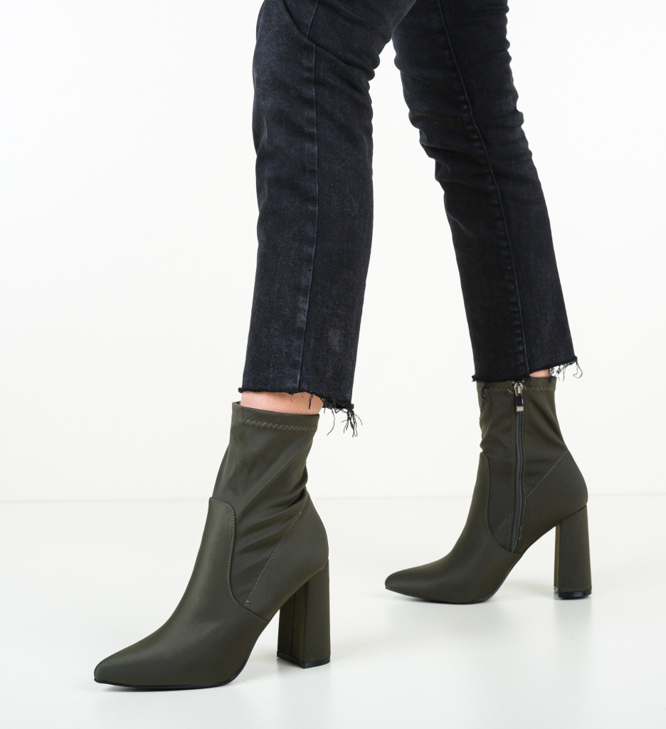 Botine Cash Verzi - Eleganță și Stil - imagine 3
