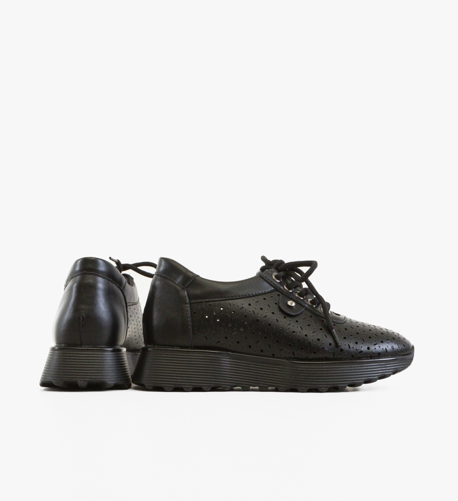 Sneakers Dama Lammer Negri – Confort Stilat - imagine 3