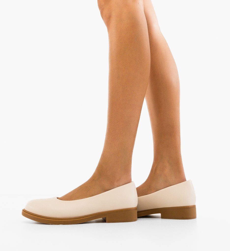 Balerini Dabby Bej | Confort și Eleganță Casual - imagine 2