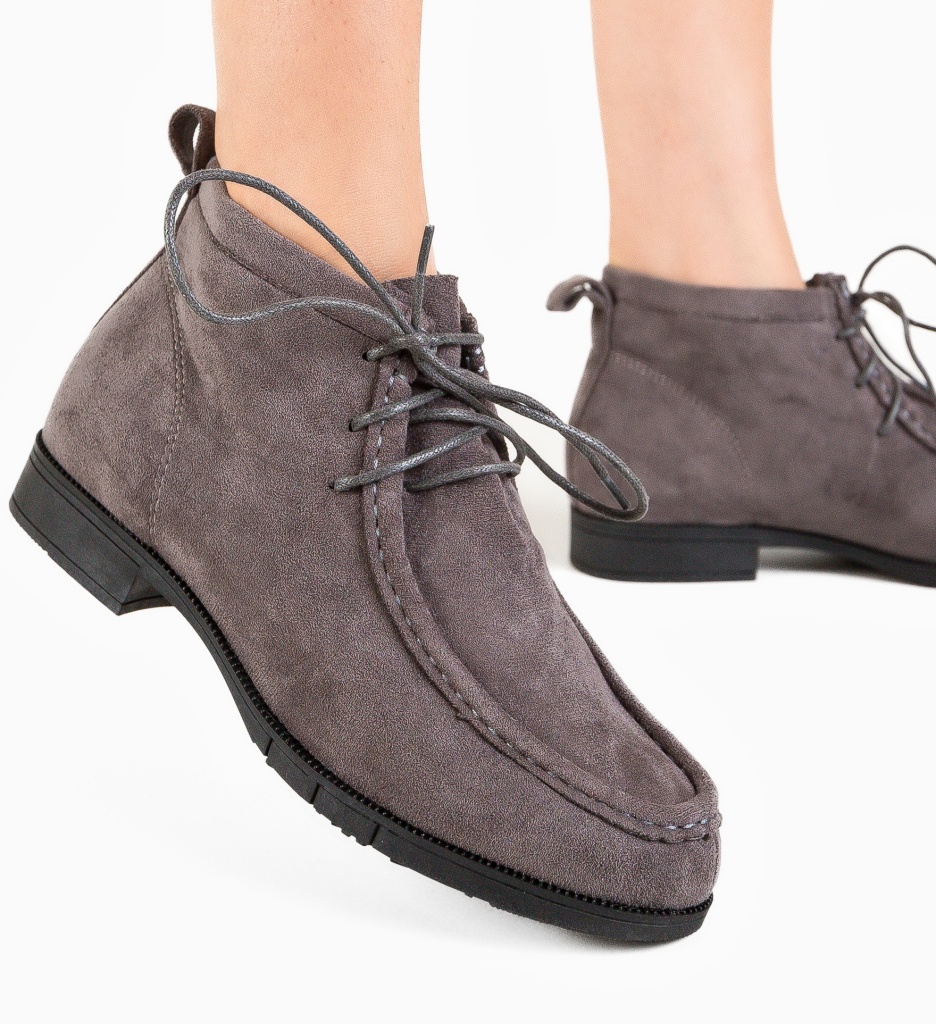 Ghete Dama Dinton Gri - Stil si Confort