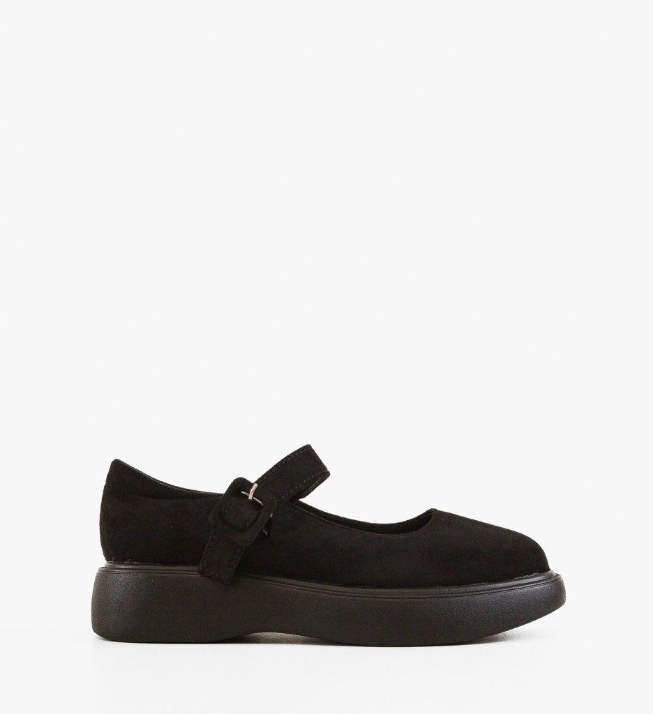 Pantofi Eowin Negri | Stil Casual Confortabil - imagine 6