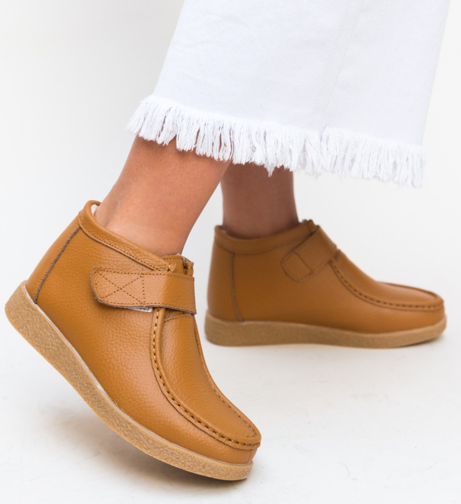 Pantofi Casual Debir Camel | Confort și Stil - imagine 3