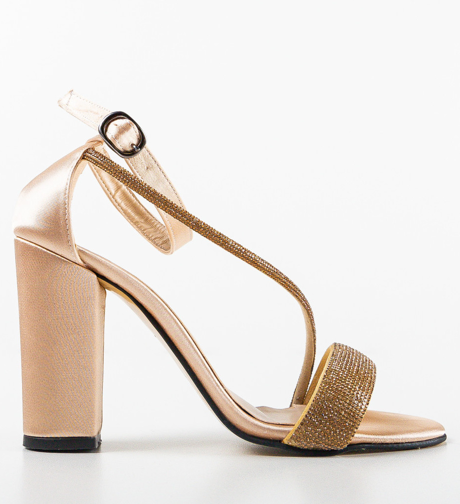 Sandale cu Toc Heze Bej - Eleganță și Confort - imagine 4