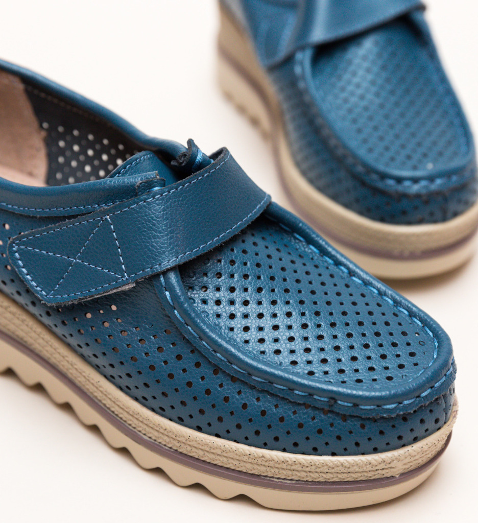 Pantofi Casual Histria Albastri - Confort și Stil - imagine 5
