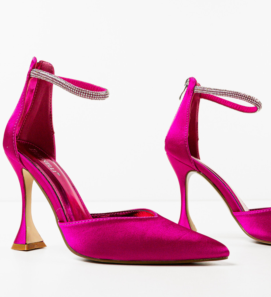 Pantofi Toc Ellya Fuchsia - Eleganță și Stil - imagine 6