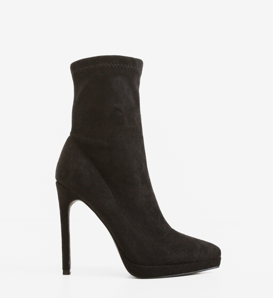 Botine Dama Hamy Negre Depurtat - Stil și Confort - imagine 7